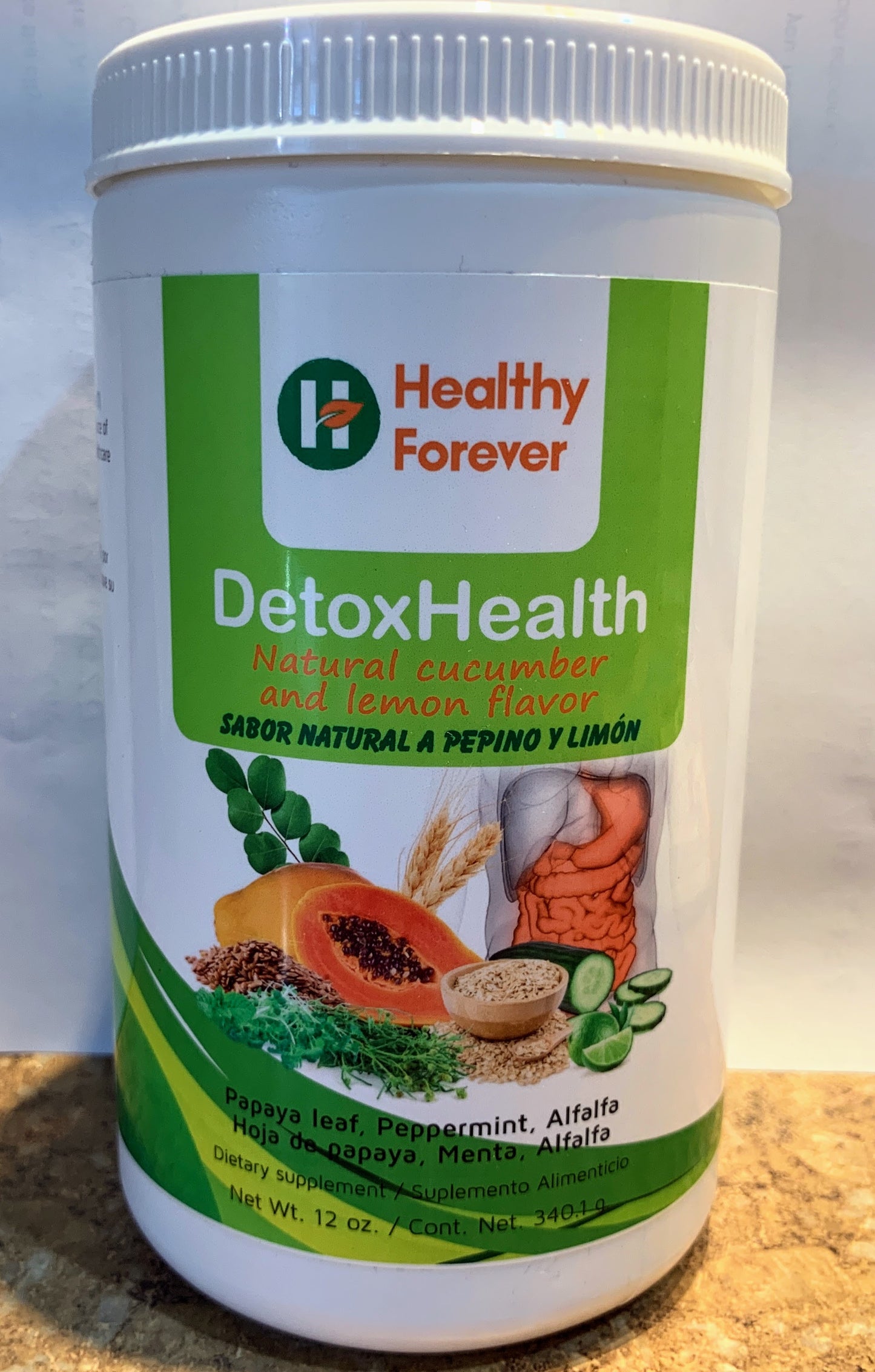 DetoxHealth cucumber lemon Dietary supplement