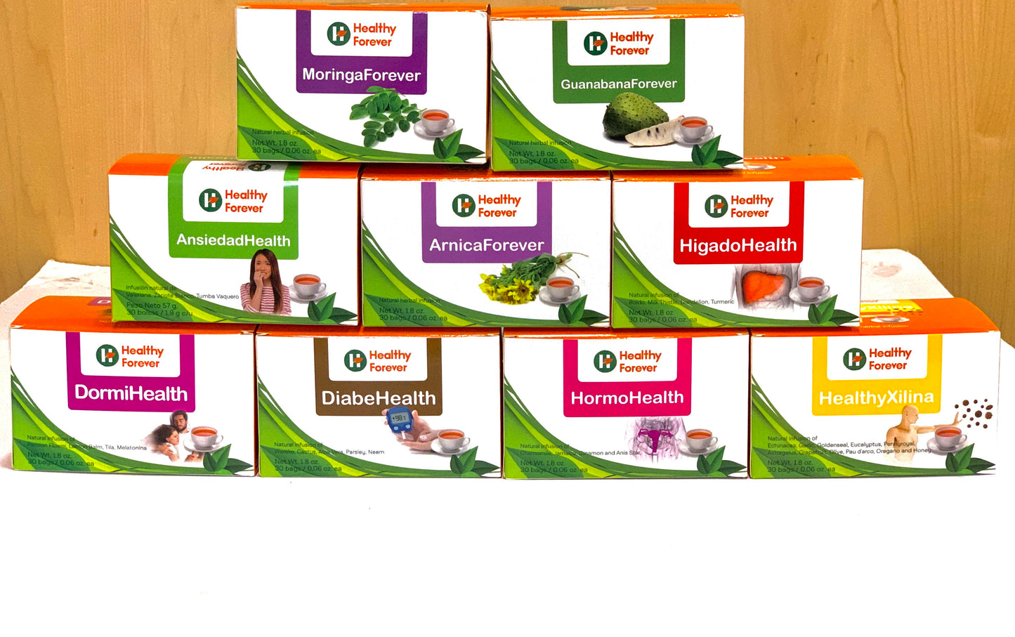 Tea Ansiedadhealth 1.8oz. 30 bags / 0.06oz ea Healthy Forever