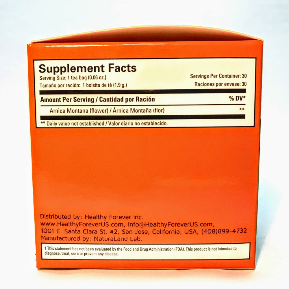 Tea ArnicaForever 1.8oz. 30 bags / 0.06oz ea Healthy Forever