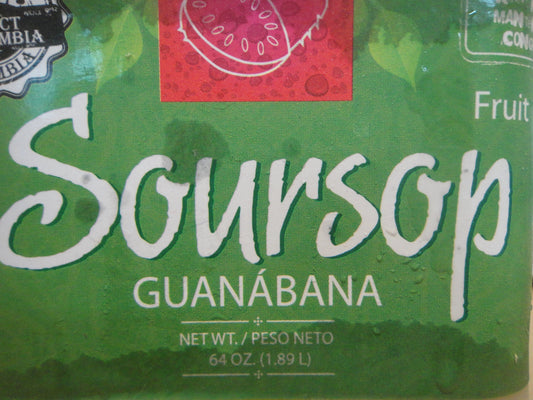 Guanabana soursop fruit 5 pounds plastic bag x8 units case total 40 pounds