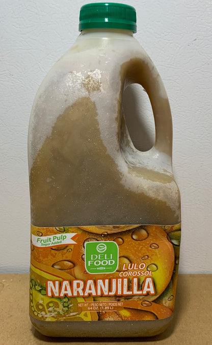 Lulo 64oz plastic bottle of sweetened juice