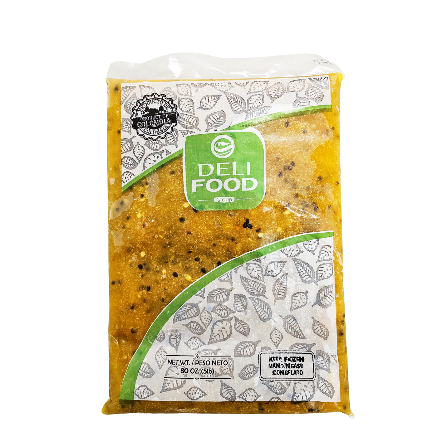 Passion Fruit Maracuya fruit 5 pounds plastic bag x8 units case total 40 pounds