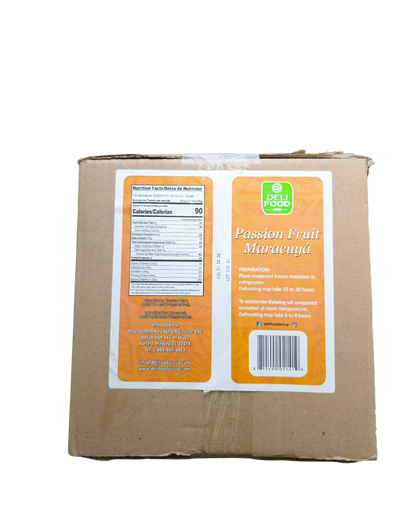 Passion Fruit Maracuya fruit 5 pounds plastic bag x8 units case total 40 pounds