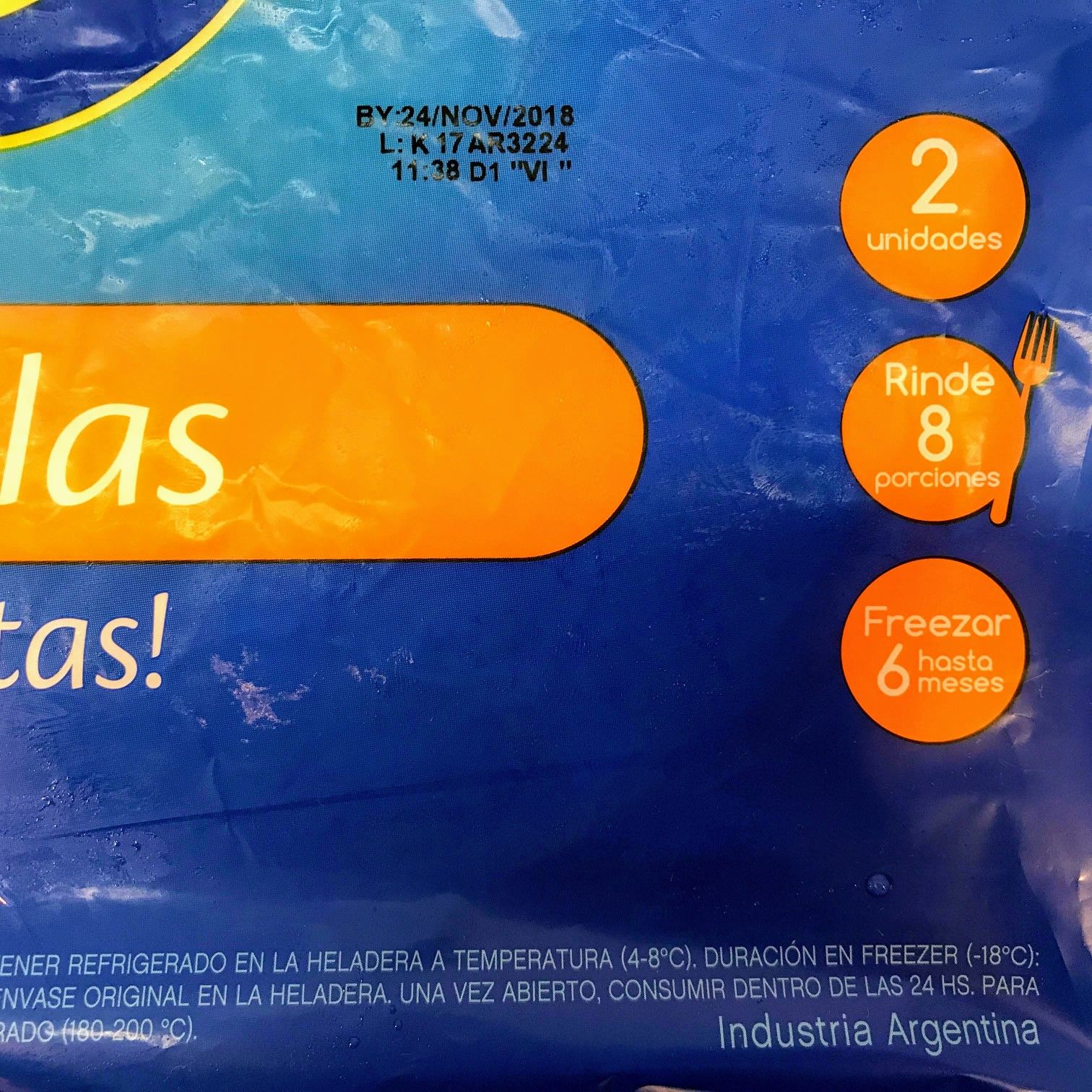 Tapas para tartas Criollas - La Salteña - 400 g
